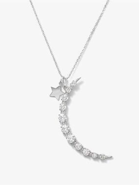 Melinda Maria "What Dreams are Made of" Necklace
Silver|White Diamondettes